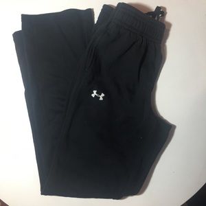 Black Under Armour sweatpants